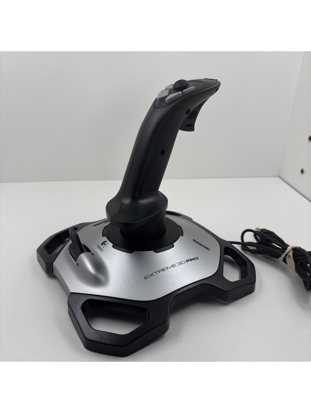 Logitech Extreme 3D Pro Flight Simulator Joystick Controller USB Wired - Tested